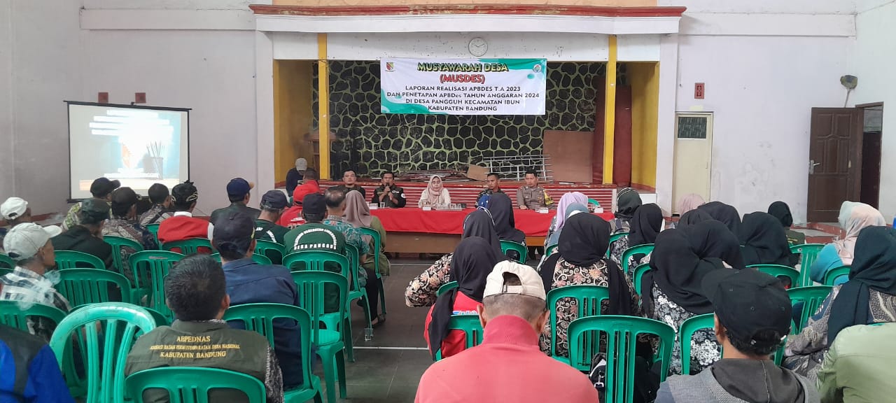 MUSYAWARAH DESA LAPORAN REALISASI DAN PERTANGGUNGJAWABAN TAHUN ANGGARAN 2023